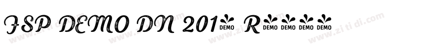 FSP DEMO DN 2014 R字体转换 FSP DEMO DN 2014 R字体转换